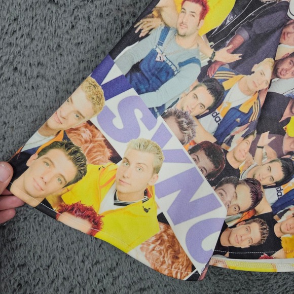 O-Mighty NSYNC Band Photo‎ Collage Mini Skirt XS/S Pop Culture 90s Aesthetic - Picture 2 of 10